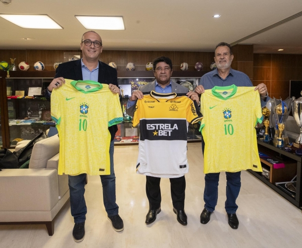 Alex Brasil é recebido pelo presidente da CBF