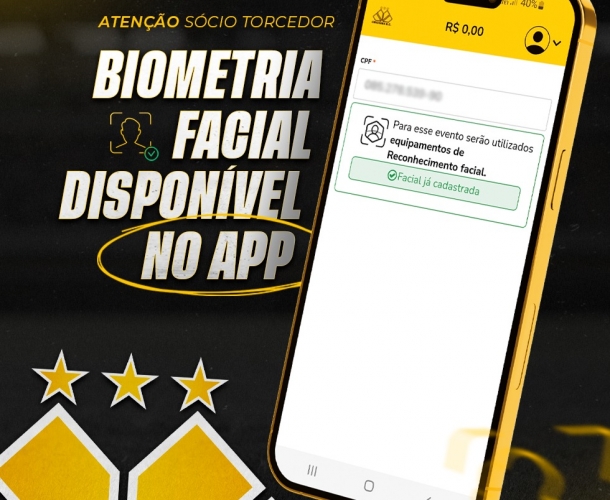 BIOMETRIA FACIAL PARA SÓCIOS