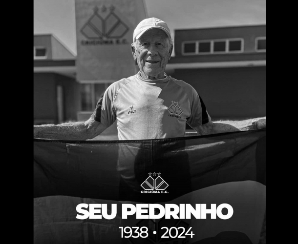Clube lamenta a morte de Seu Pedrinho, seu funcionário mais longevo