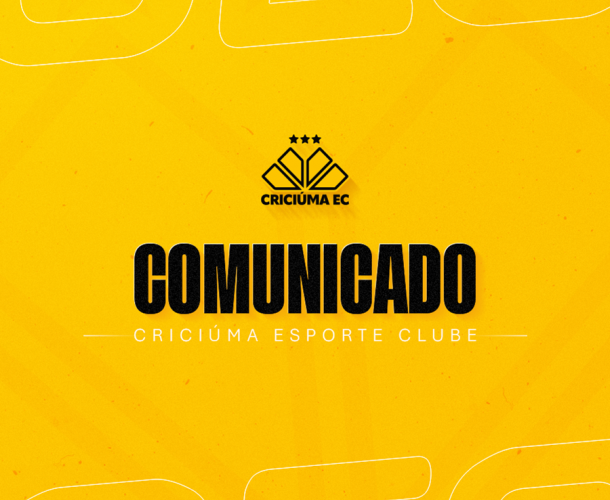 Comunicado: Criciúma x Operário é remarcado para terça-feira