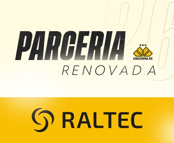 Criciúma e Raltec renovam parceria para a temporada de 2026