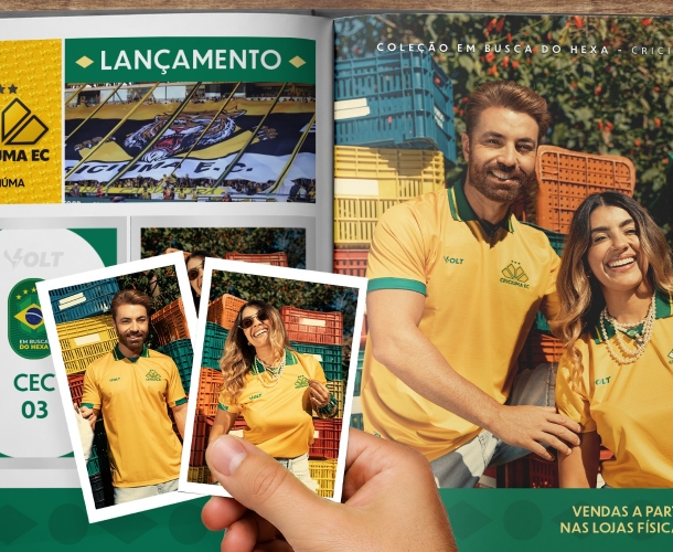 Criciúma e Volt lançam coleção especial “Em Busca do Hexa”