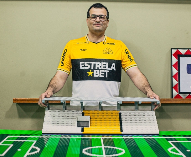Criciúma terá versão em LEGO do Estádio Heriberto Hülse
