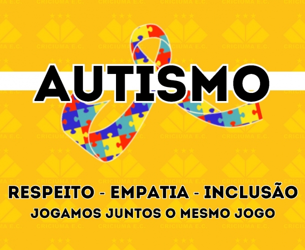 Criciúma x Cuiabá conta com ações em homenagem às crianças autistas