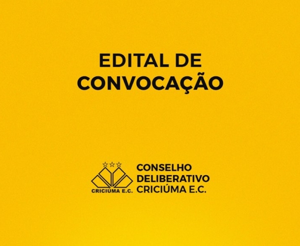 EDITAL DE CONVOCAÇÃO - ELEIÇÃO VICE-PRESIDENTE FINANCEIRO