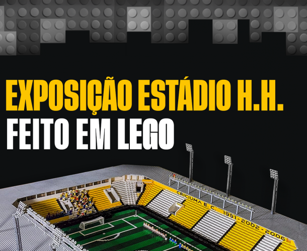 Estádio Heriberto Hülse completa 70 anos e ganha réplica em LEGO feita por torcedor