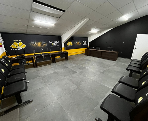 Estádio Heriberto Hülse conta com nova sala de imprensa para o clube visitante