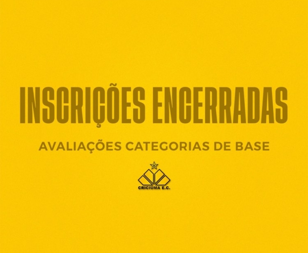 Inscrições encerradas para as avaliações da base