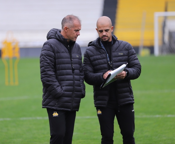 Manhã de treino tático no Majestoso