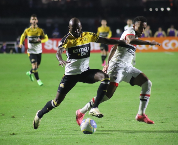 Resultado negativo contra o São Paulo