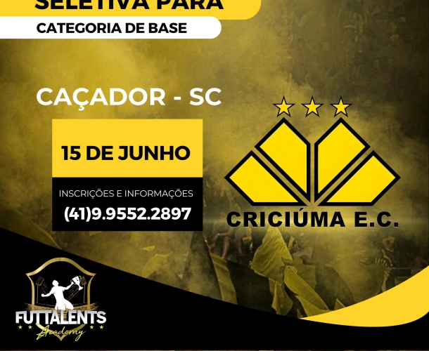 Seletiva para a base em Caçador