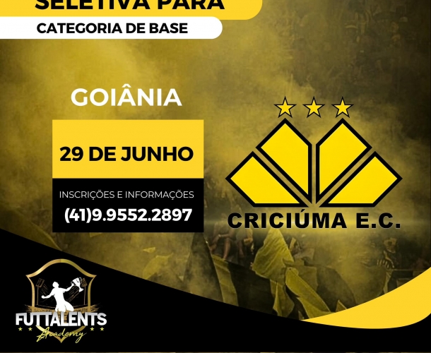 Seletiva para a base em Goiânia