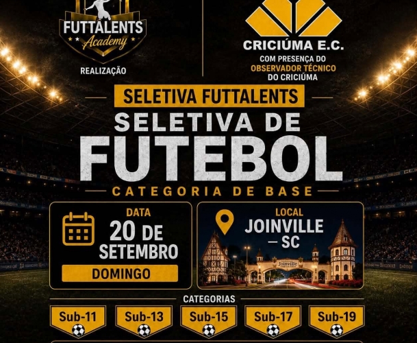 Seletiva para a base em Joinville