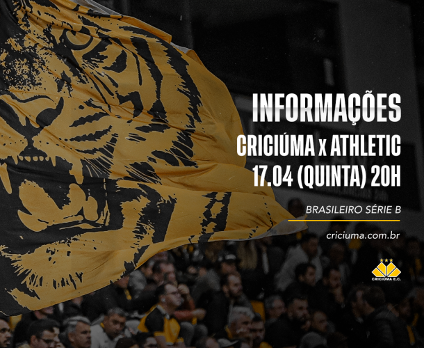 SERVIÇO DE JOGO PARA CRICIÚMA x ATHLETIC