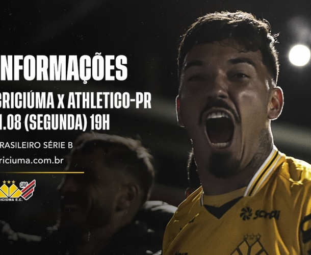 SERVIÇO DE JOGO PARA CRICIÚMA X ATHLETICO-PR