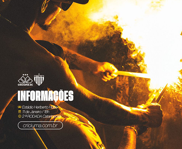 SERVIÇO DE JOGO PARA CRICIÚMA x AVAÍ