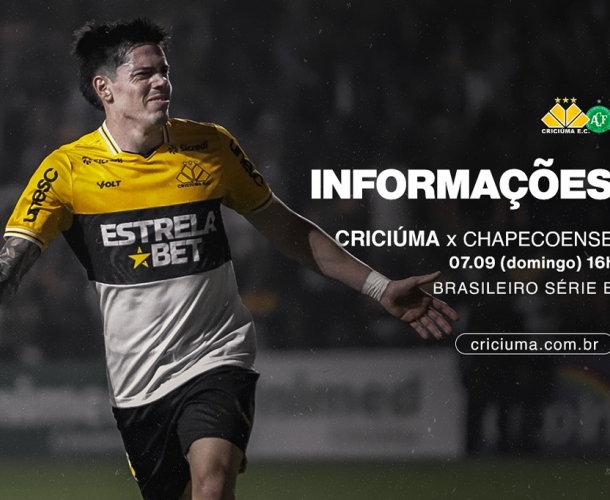 SERVIÇO DE JOGO PARA CRICIÚMA X CHAPECOENSE