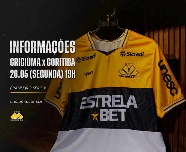 SERVIÇO DE JOGO PARA CRICIÚMA X CORITIBA