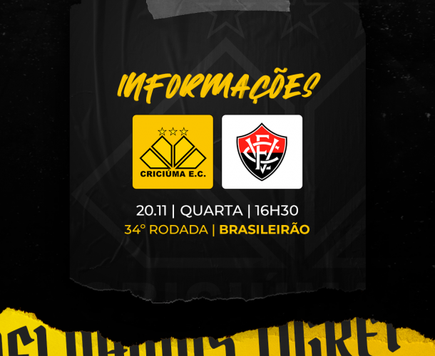 SERVIÇO DE JOGO PARA CRICIÚMA x E.C VITÓRIA
