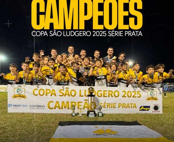 Sub-11 é campeão da Série Prata da Copa São Ludgero