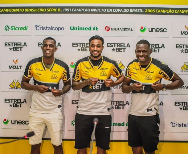 Tigre apresenta oficialmente seus três novos atletas