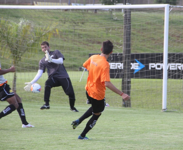 Tigre faz treino tático e de finalização