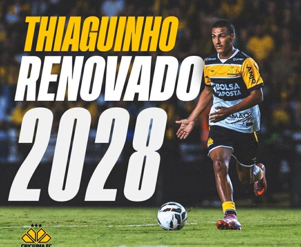 Tigre renova com Thiaguinho até 2028