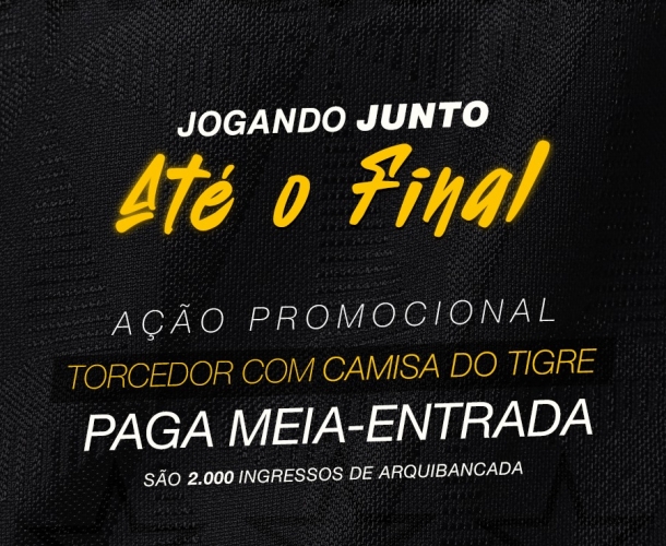 Torcedor com a camisa do Criciúma garante meia-entrada contra o Goiás