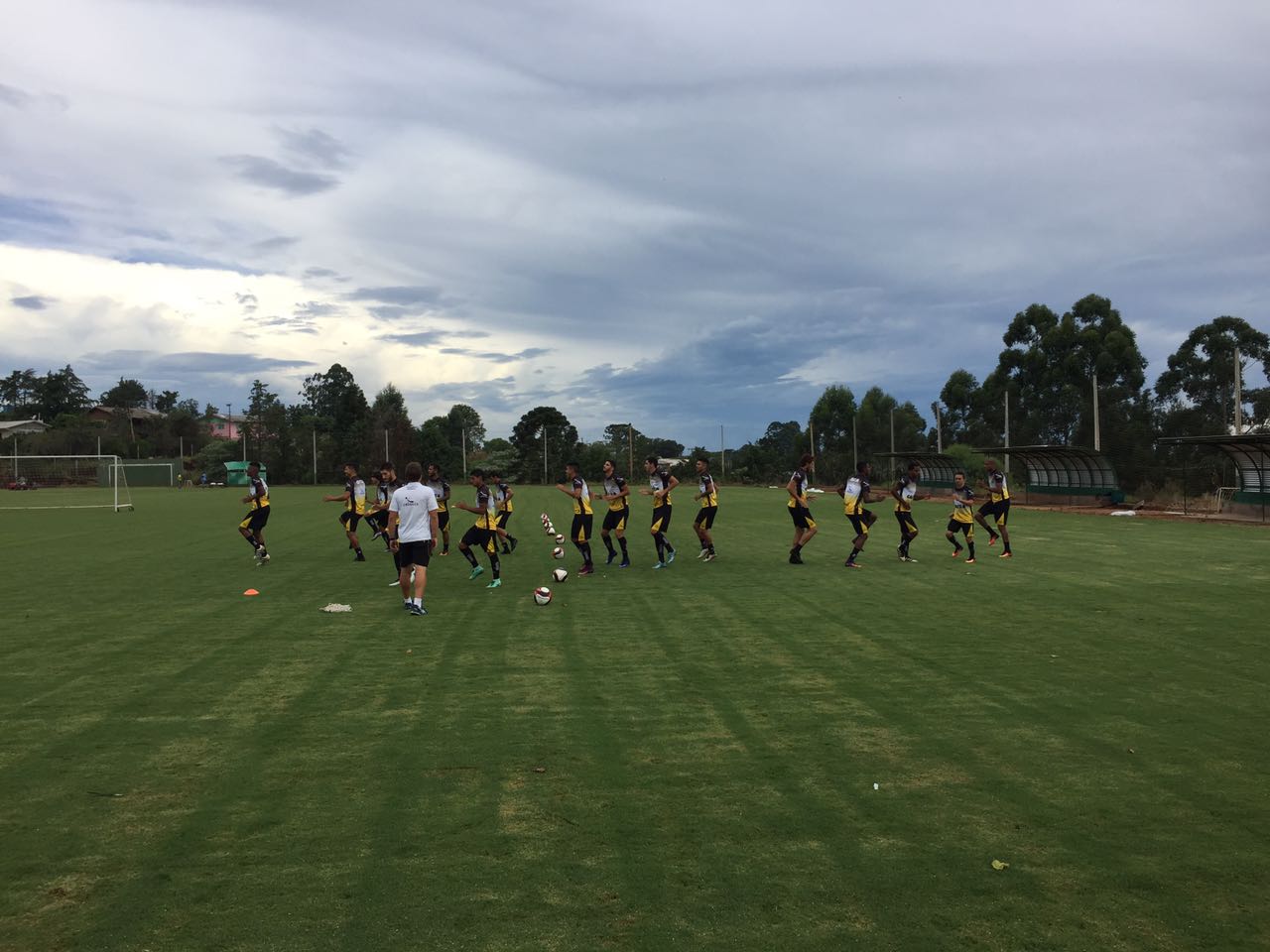 Treino do Criciúma em Chapecó - 03/03