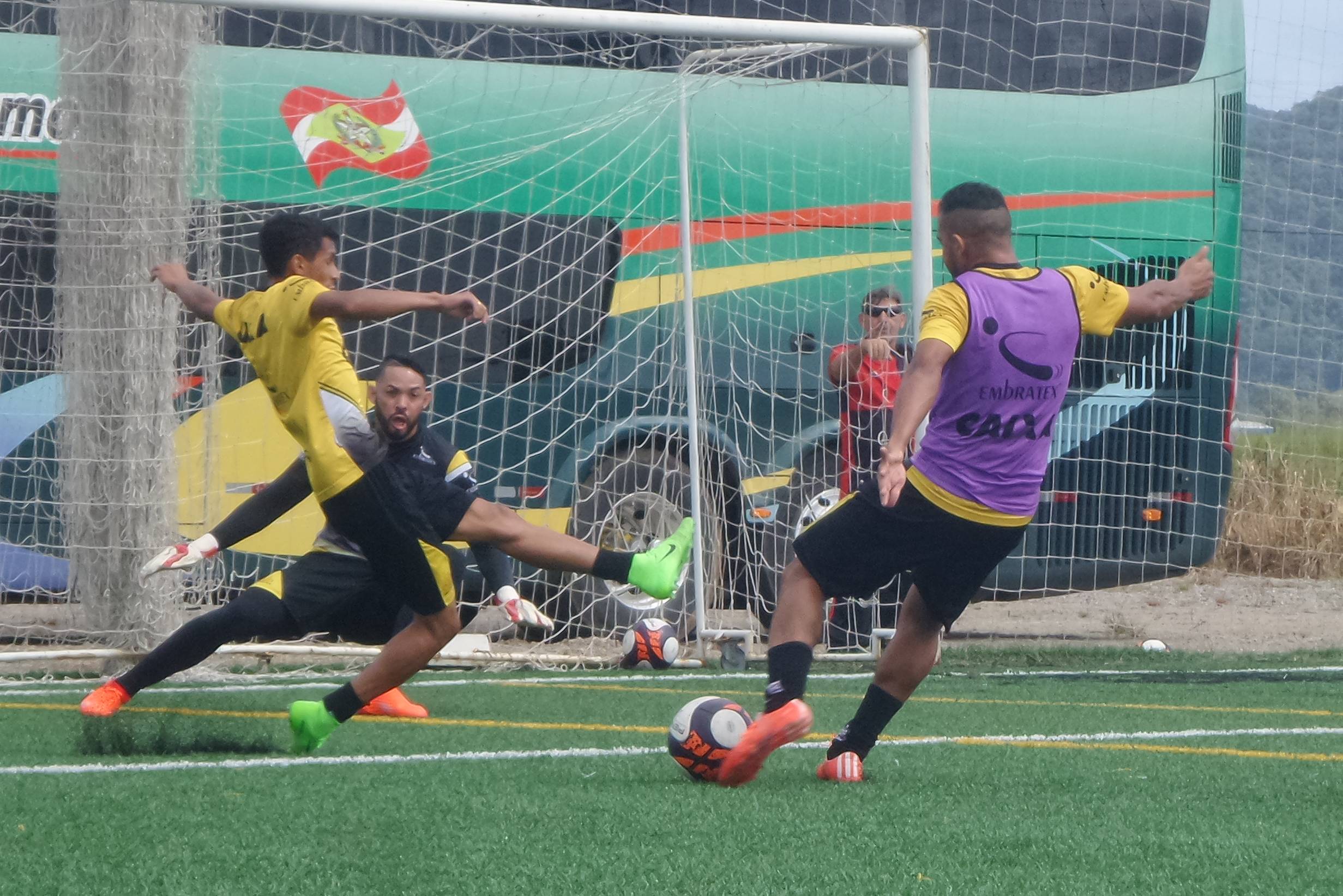 Treino do Criciúma no CT do Sapfesc em Tubarão - 01/04