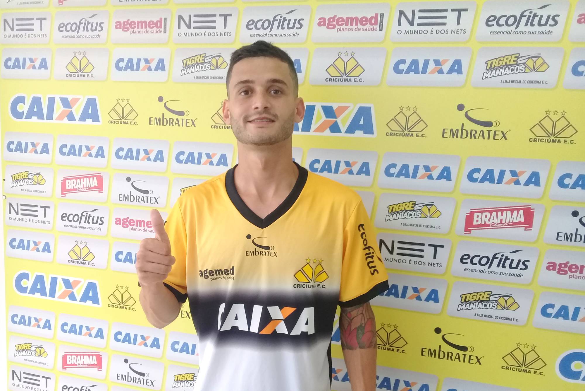 Apresentação do meia Caio - 15/01